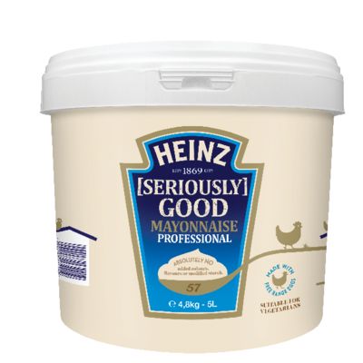 HEINZ MAYONNAISE SERIOUSLY GOOD SEAU 5L