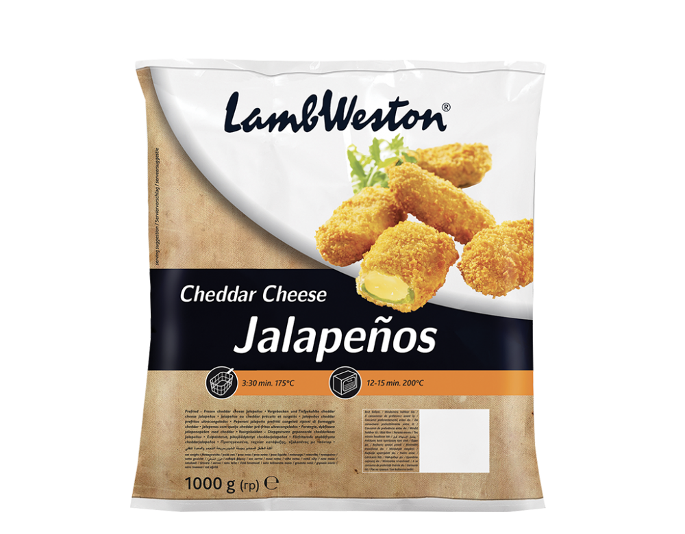 LW CHEDDAR JALAPENOS 1KG