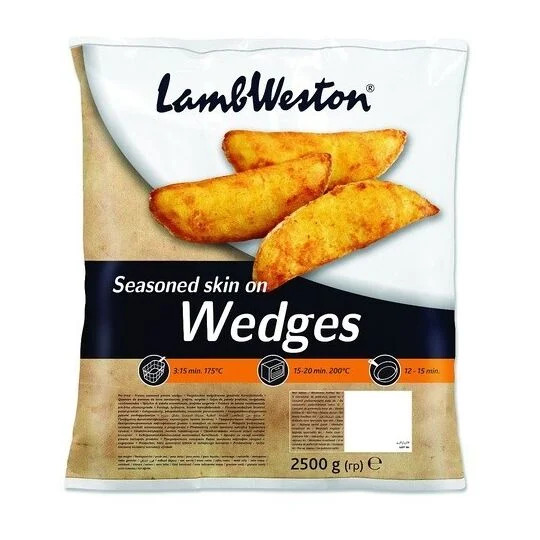 LW POTATOES WEDGE 4X2.5KG