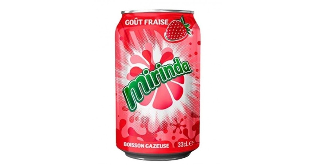 MIRINDA FRAISE FR 33CL X24