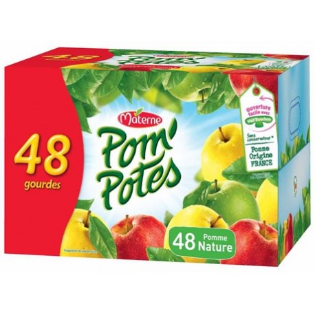 POM'POTES POMME 48 PCS X 90G