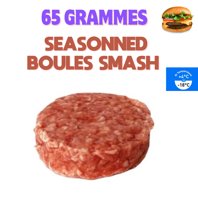 BOULES SMASH SEASONED 65G BY BULLAYS X 3.90KG AMANA