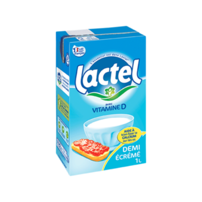 LAIT DEMI-ÉCRÉMÉ 6X1L