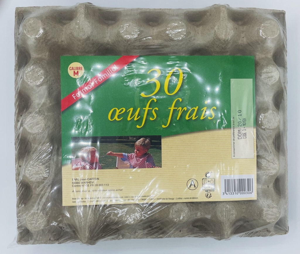 30 ŒUFS FRAIS