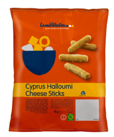 LW CYPRUS HALLOUMI CHEESE STICKS 6X1KG