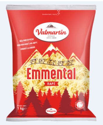 VALMARTIN EMMENTAL RAPÉ 1KG