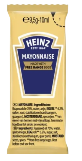 SACHET HEINZ MAYO 10 ML X 1100PCS