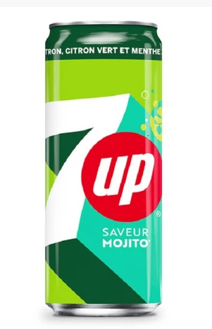 7UP MOJITO ZERO SUCRE FR 33CL X24
