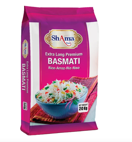 SHAMA BASMATI RIZ (EXTRA LONG) 20KG