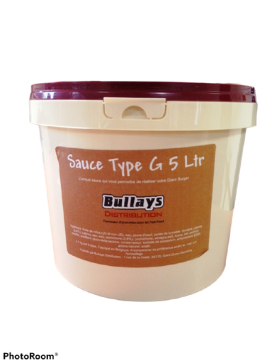 [BIGSAUCE] SAUCE TYPE G X 5 LTR BY BULLAYS