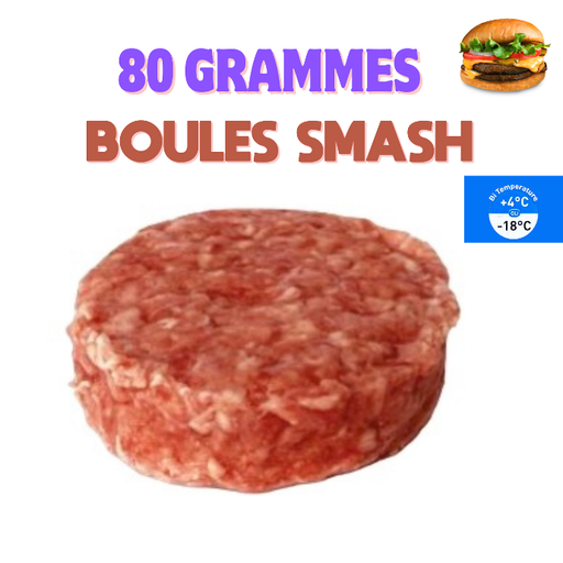 [ZSMAKB] BOULES SMASH 80 GR BY BULLAYS X 3.90KG AMANA