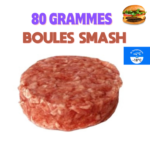 [ZSMAKB] BOULES SMASH 80 GR BY BULLAYS X 4.80KG AMANA