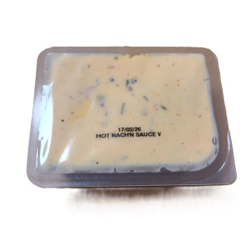 [COUPRHOT] COUPELLE RECTANGULAIRE HOT NACH'N SAUCE 250X20 GR